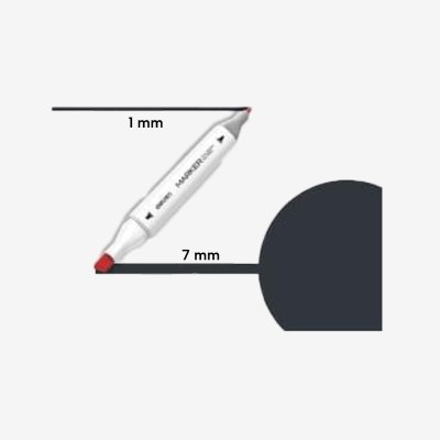 Marker skech art dvostrani CG9 Cool grey