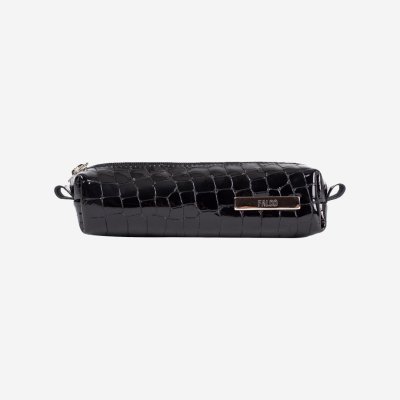 Falco ženska futrola za olovke - Crna kroko lak