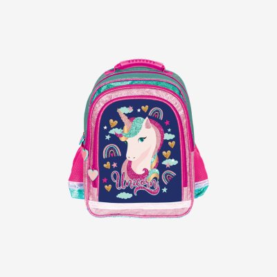 Ranac ojačana leđa Unicorn dark blue