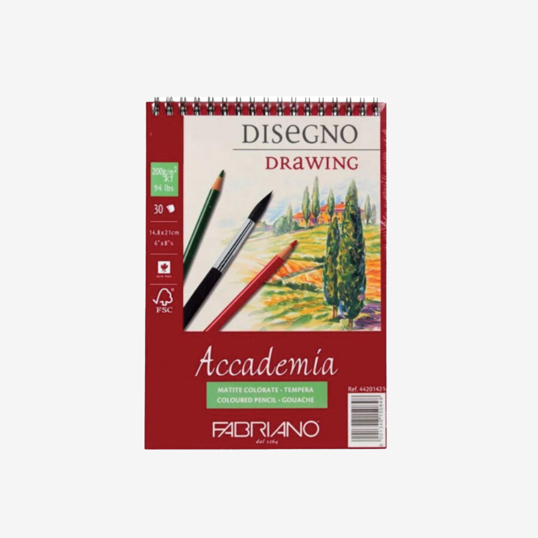 Blok za crtanje Accademia spirala A5, 200g, 30 lista