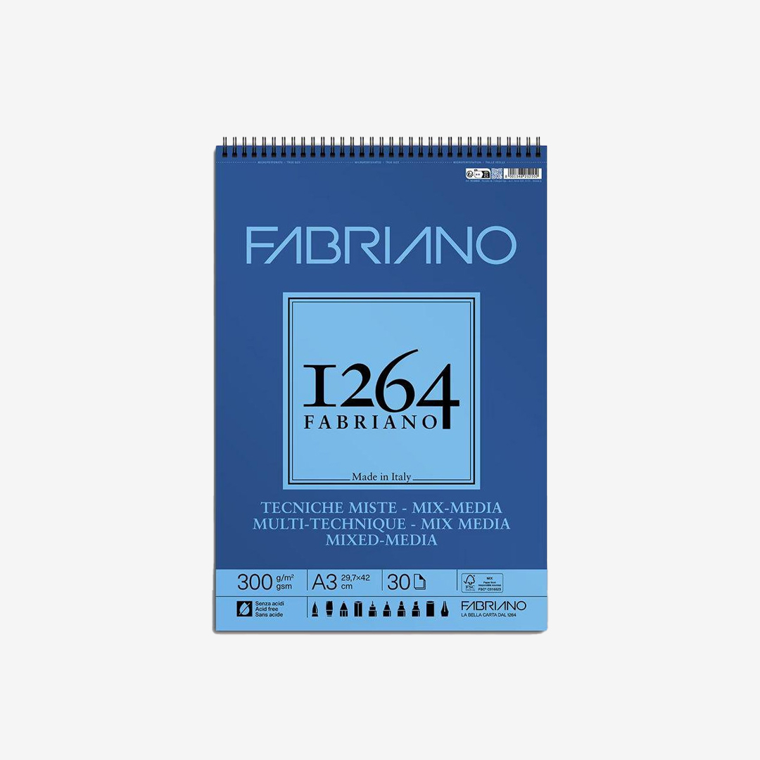 Blok za crtanje MixMedia spirala A5, 300g, 15 lista