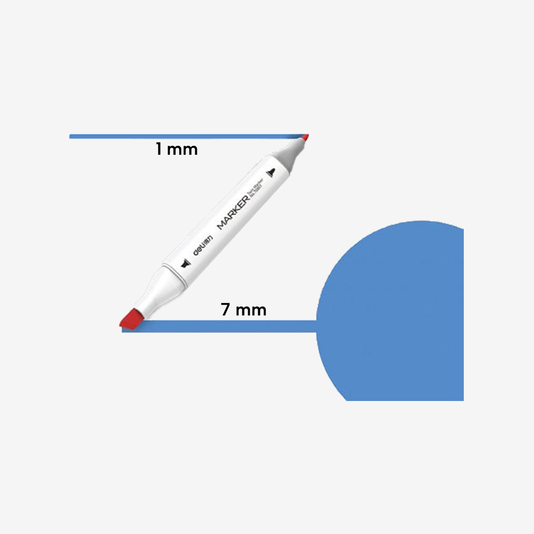 Marker skech art dvostrani 74 Brilijantin plava