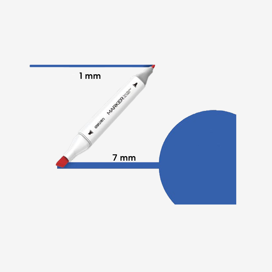 Marker skech art dvostrani 72 Napoleon blue