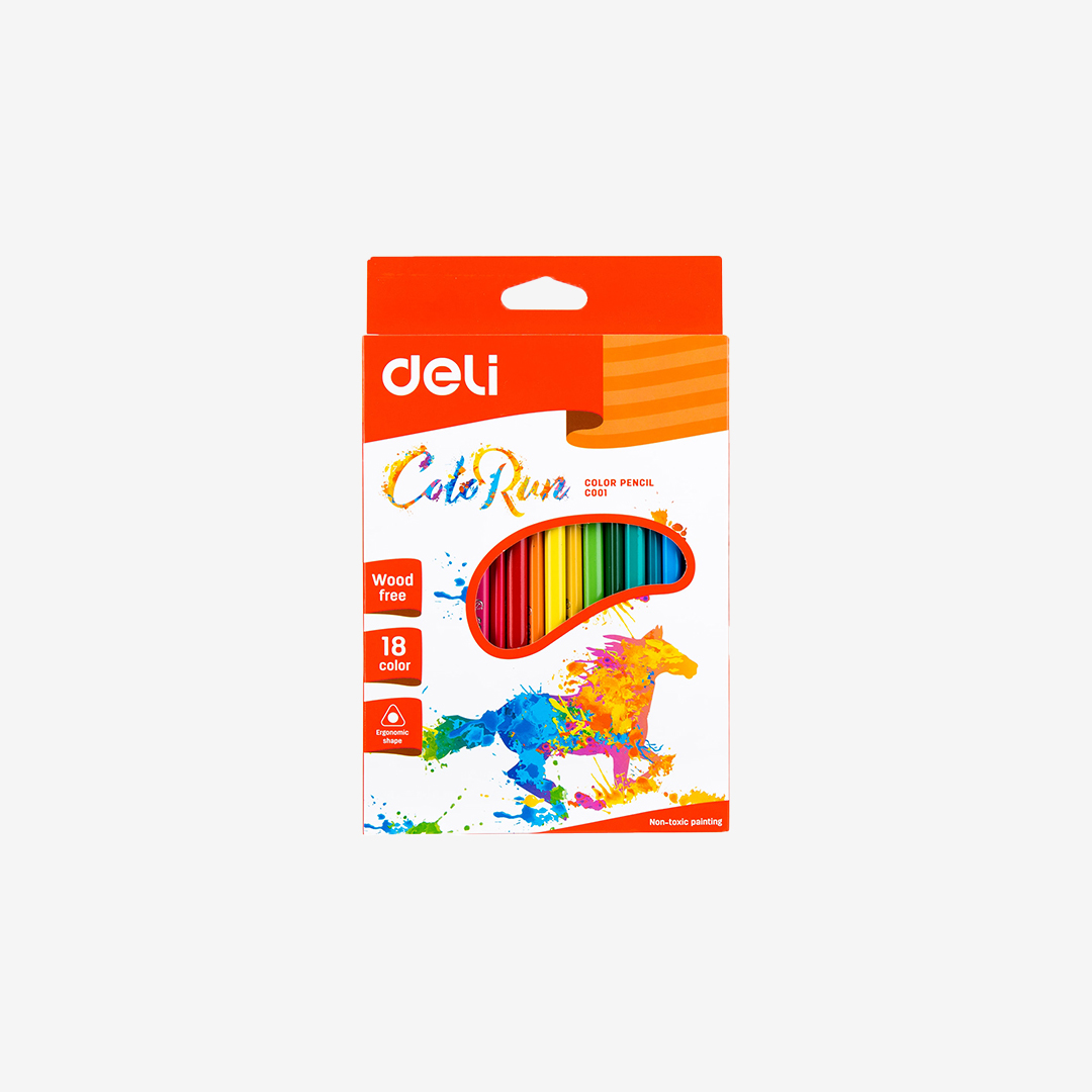 Drvene bojice DELI Color Run 1/18