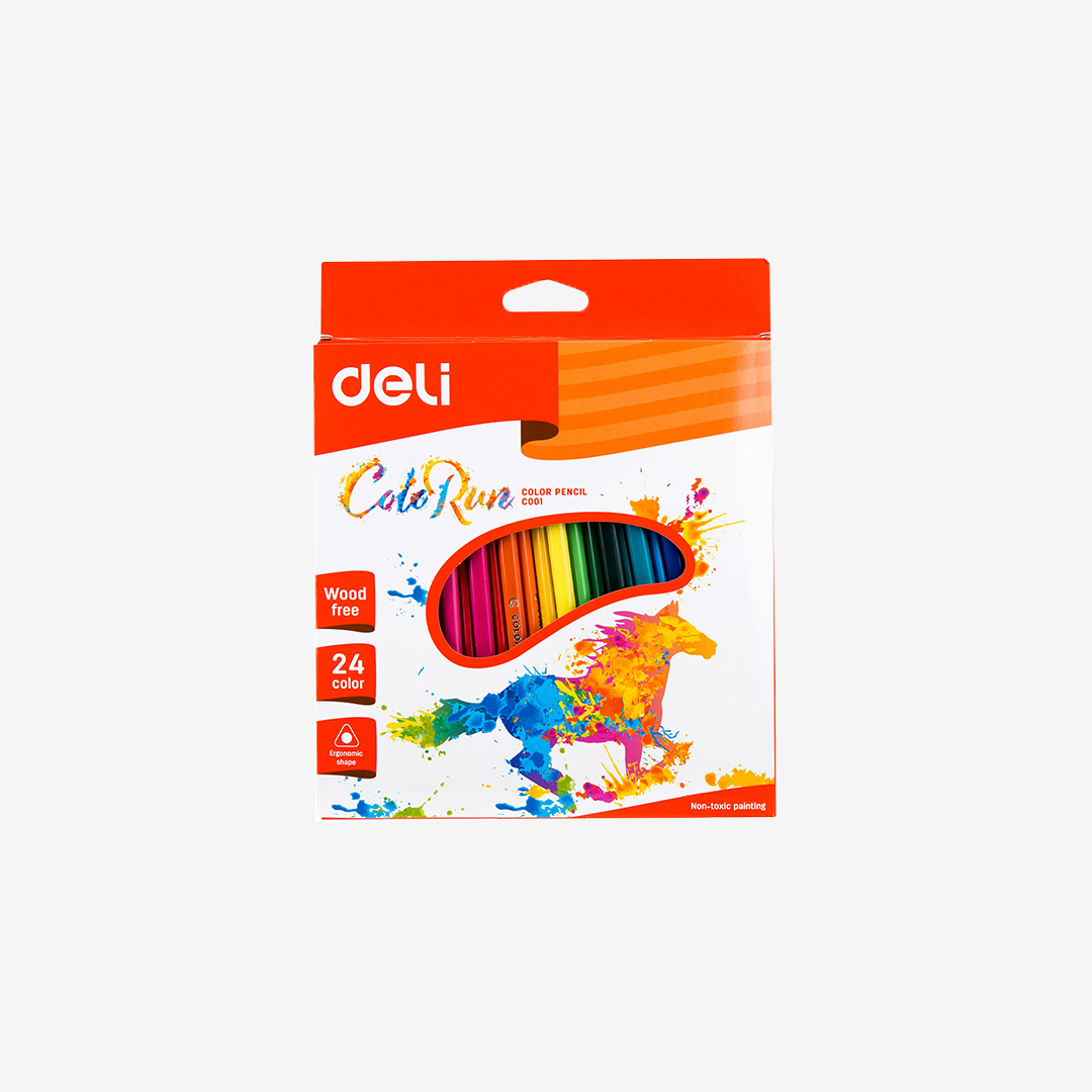 Drvene bojice DELI Color Run 1/24