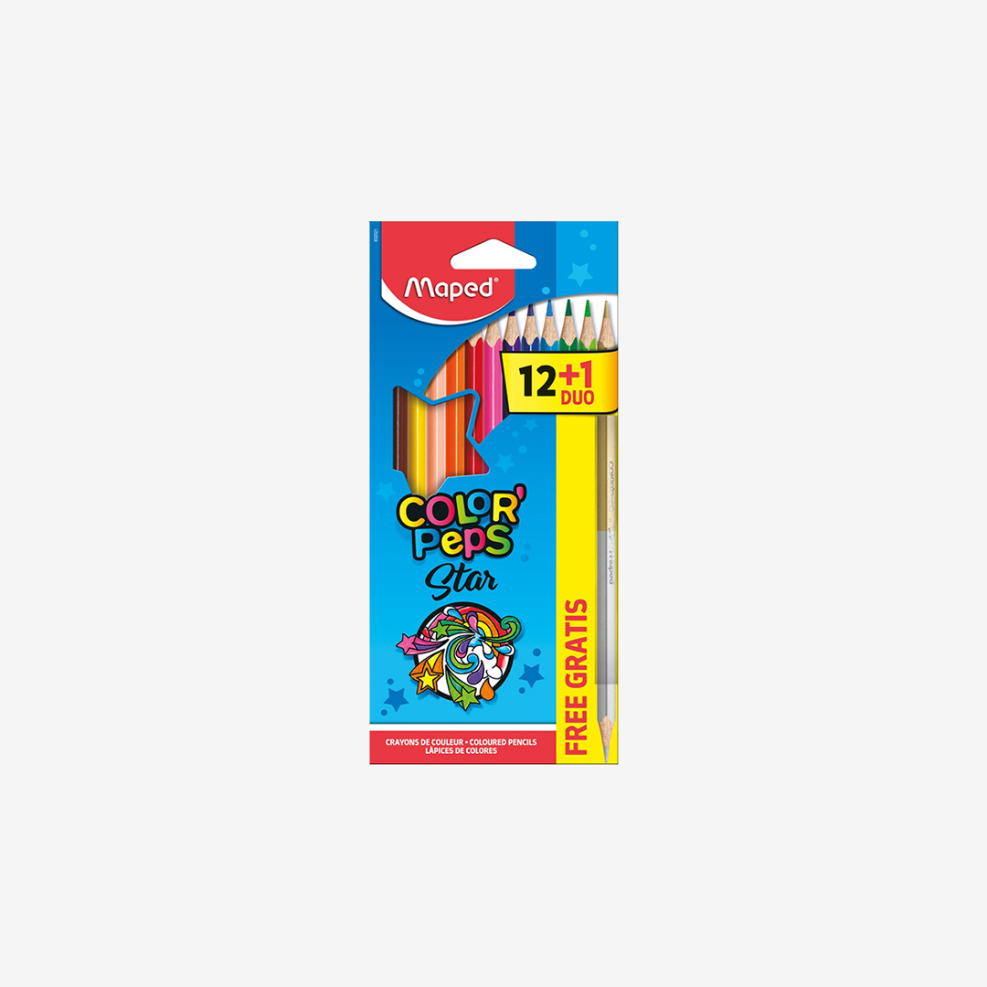 Maped drvene bojice Color peps 1/12 + 1