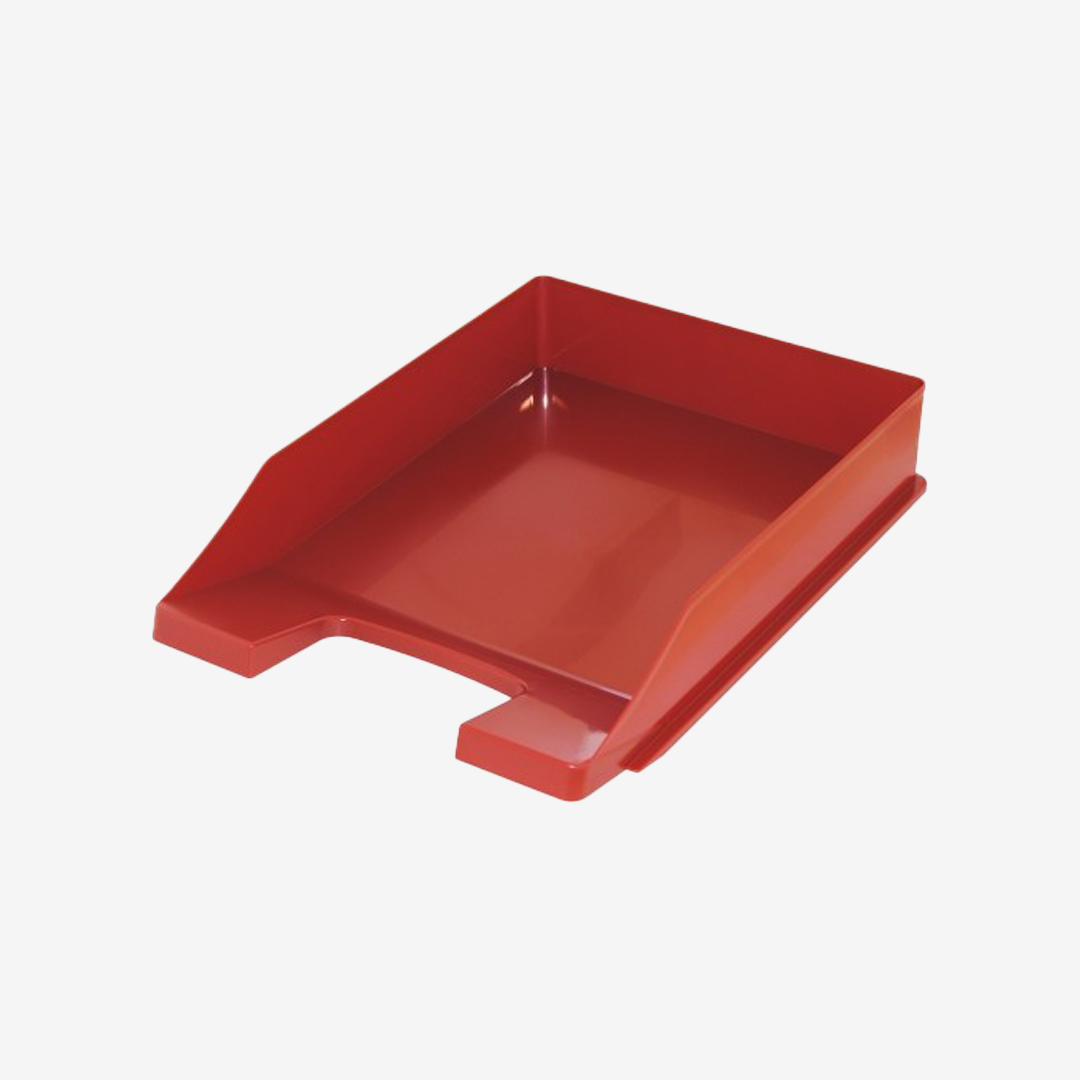 Plastična polica za dokumentaciju crvena