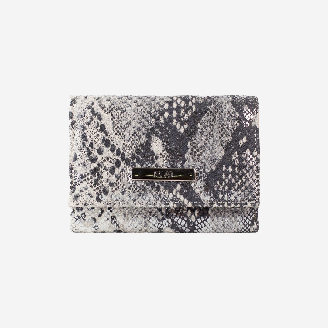 Falco ženski novčanik - Srebro/Siva - zmija