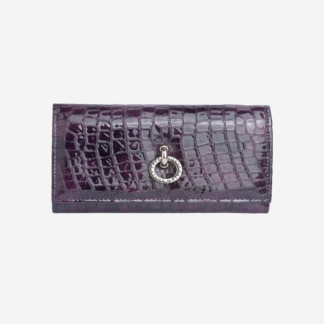 Falco ženski novčanik - Ljubičasti kroko lak