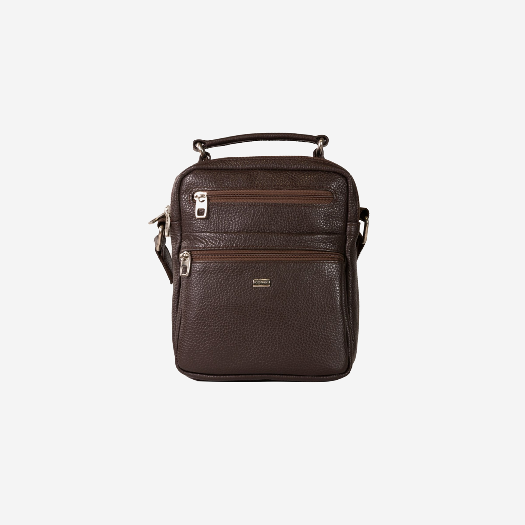 Falco muška kožna torba - Braon